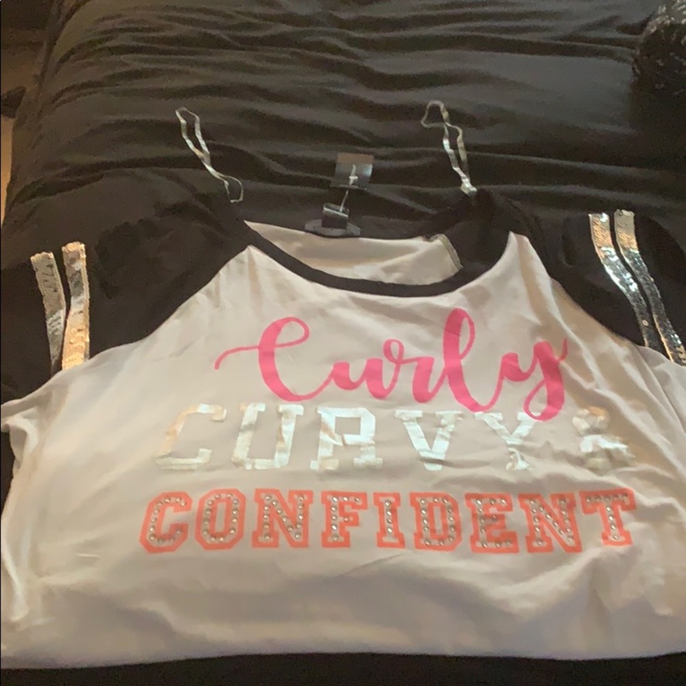 Brand new Curvy, Curly and Confident T-shirt